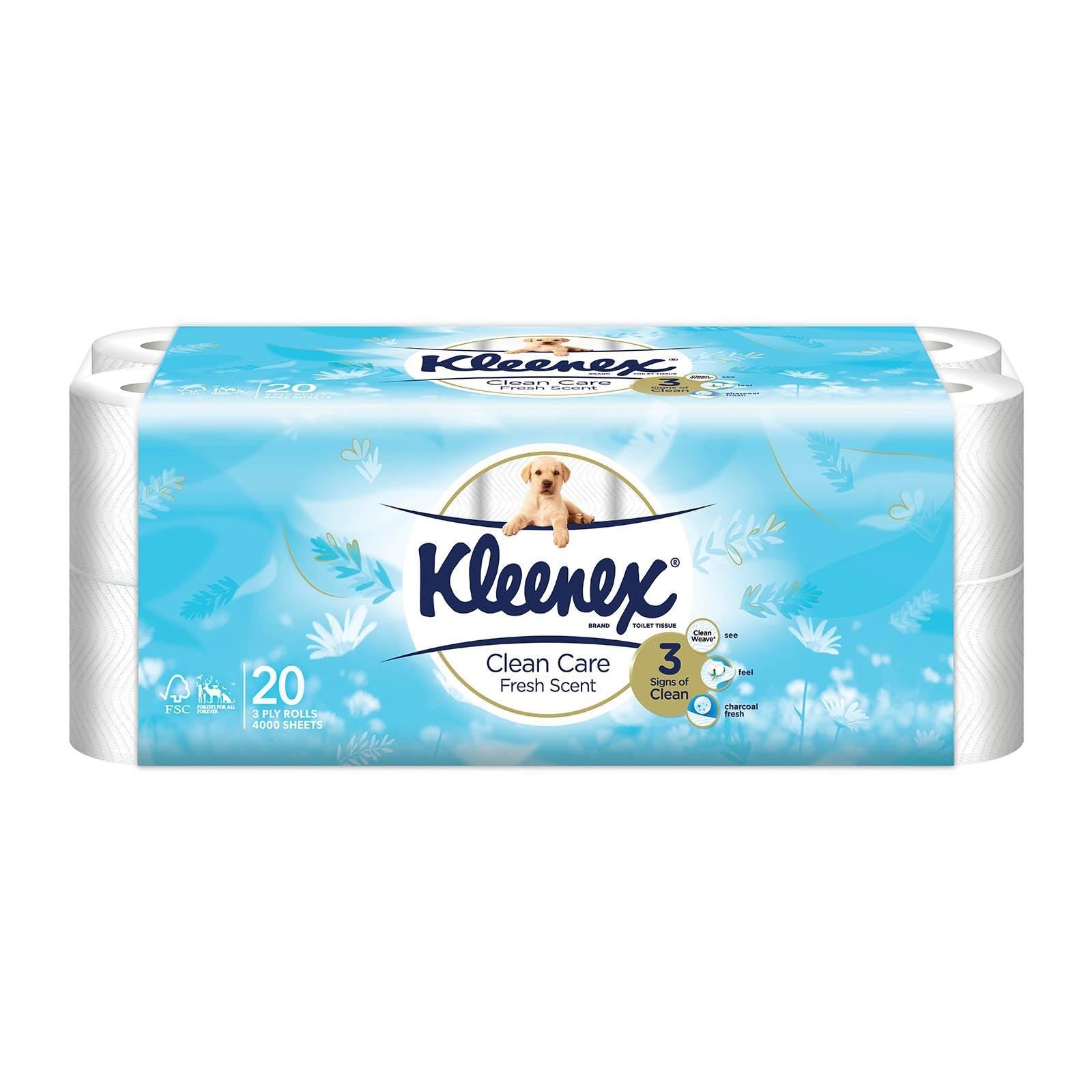 Kleenex Ultra Soft Aroma Care 3 Ply Toilet Tissue