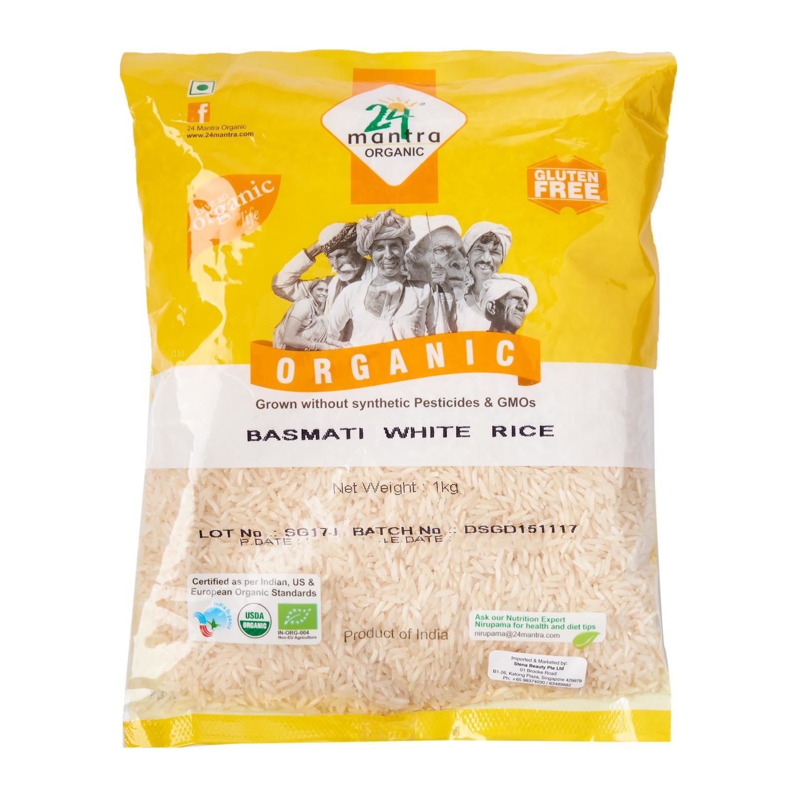 24 MANTRA White Basmati Rice (Certified ORGANIC)