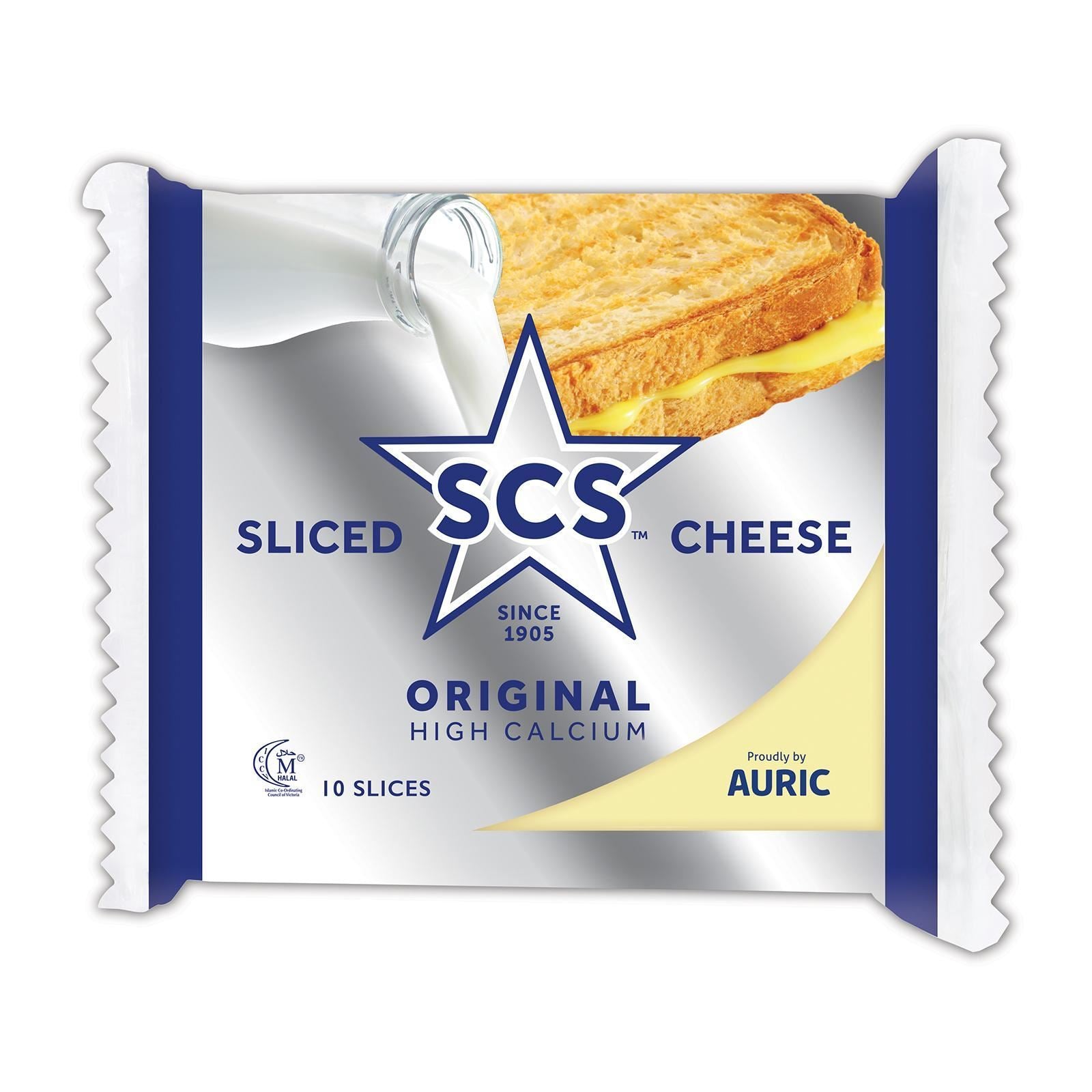 SCS Original High Calcium Cheese Slice