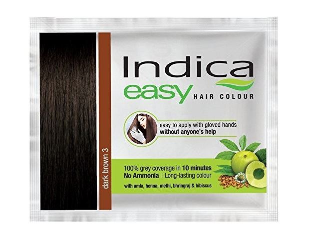 Indica Easy Hair Colour Shampoo Dark Brown