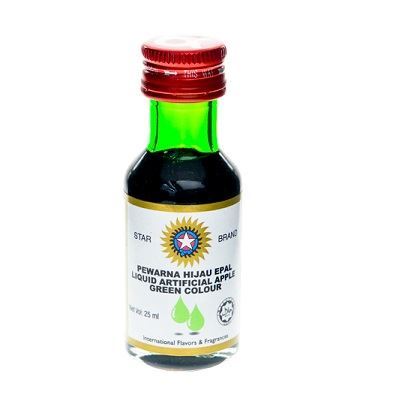 Star Liquid Artificial Apple Green Colour