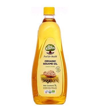 Go Earth White Sesame/Gingelly Oil (Certified ORGANIC)