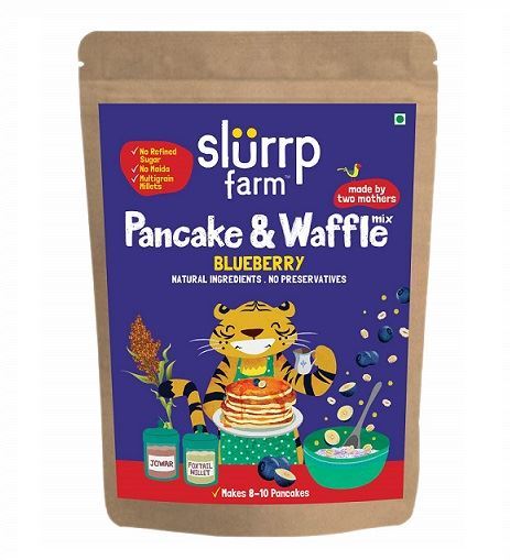 Slurrp Farm Blueberry Pancake & Waffle Mix For Baby 