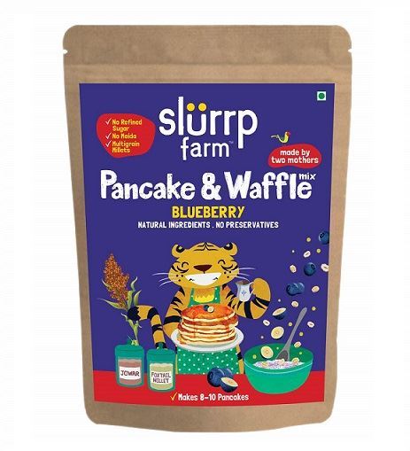 Slurrp Farm Blueberry Pancake & Waffle Mix For Baby