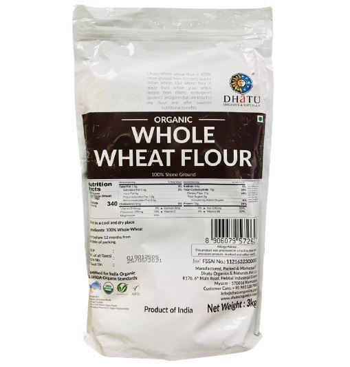 Dhatu Whole Wheat Flour (Certified ORGANIC)