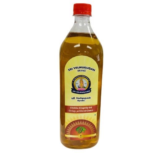 Sri Velmurugan Chekku Sesame/Gingelly Oil (Nallennai)