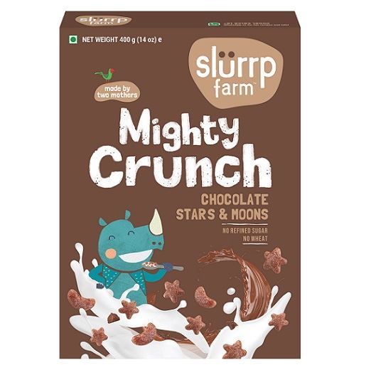 Slurrp Farm Millet Chocolate Crunchy Cereal Stars & Moons For Baby