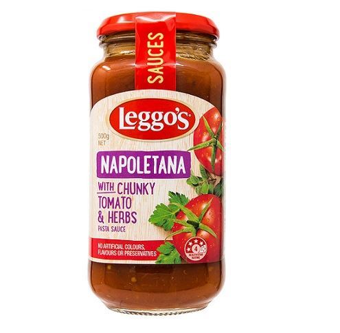 Leggo's Napoletana With Chunky Tomato & Herbs Pasta Sauce