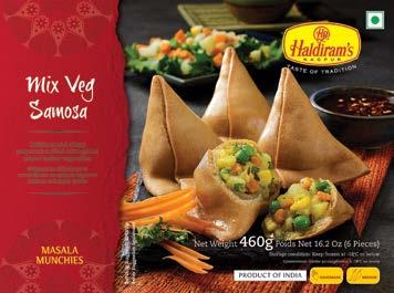 Haldiram's Masala Munchies Mix veg Samosa (Chilled)