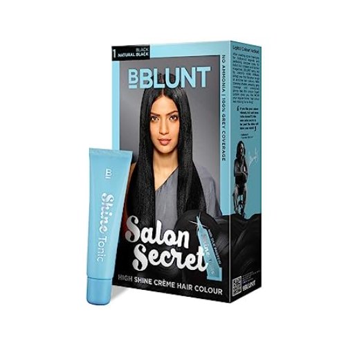 BBLUNT Salon Secret Creme Colour Natural Black Hair Colour