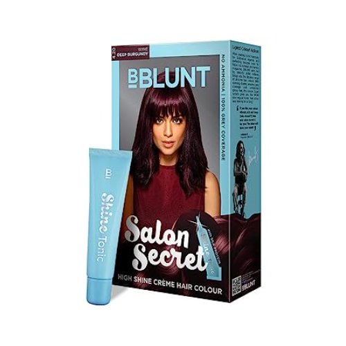 BBLUNT Salon Secret Creme Colour Wine Deep Burgundy Hair Colour