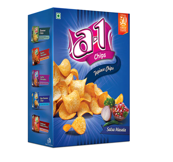 A1 Chips Tapioca Chips Salsa Masala