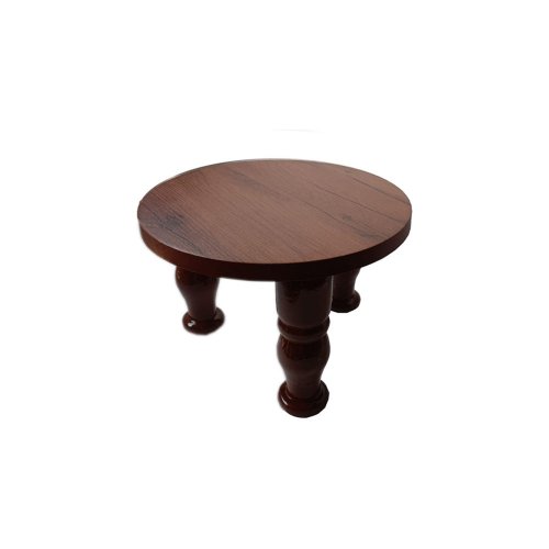 Wooden Mukkali Manai /Chowki 11 Teak Colour