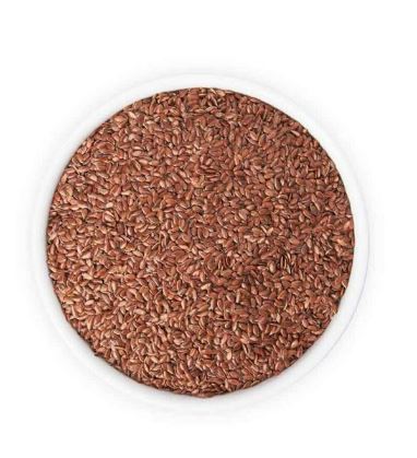 True Elements Raw Flax & Alsi Seeds Fibre Rich Flax Seeds for Hair Growth Seeds for Eating