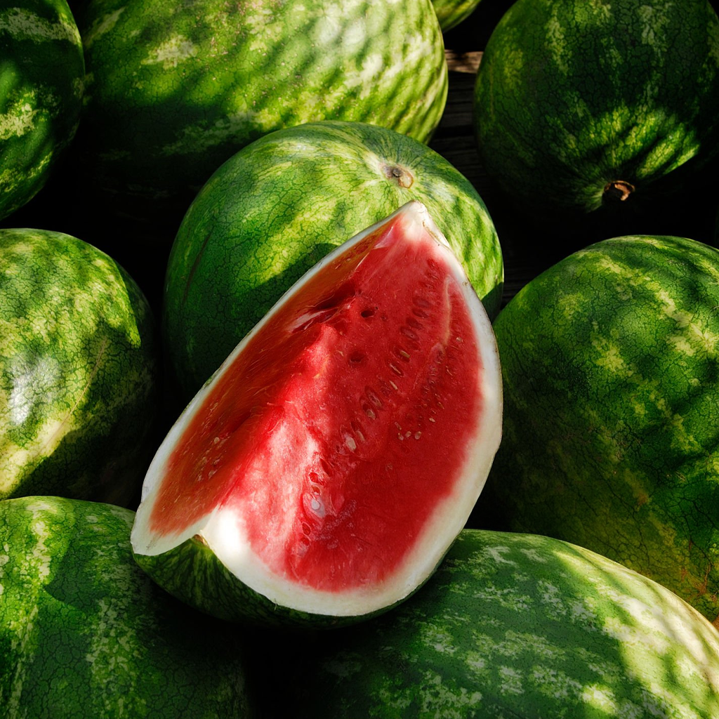 Fresh Watermelon (Whole) - 1Pc (4 kg to 5.5 Kg)