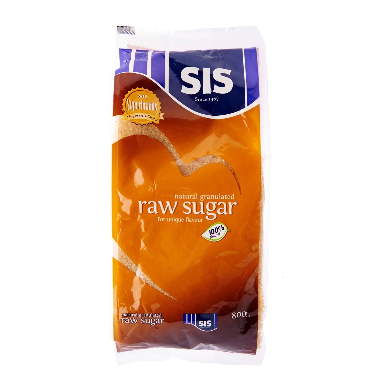 SIS Natural Granulated Raw Sugar - 800 g