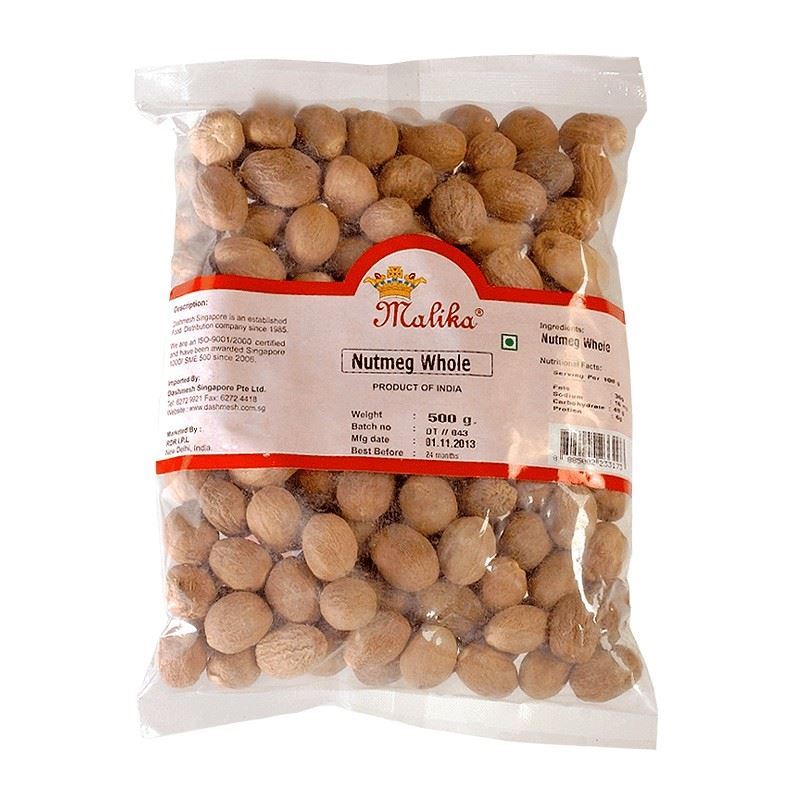 Malika Nutmeg Whole - 500 g