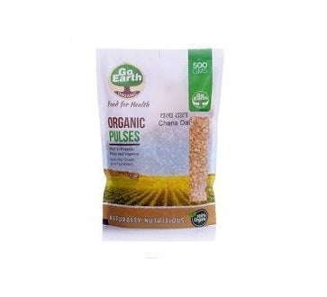 Go Earth Channa Dal/Split Bengal Gram (Certified ORGANIC) - 500 g