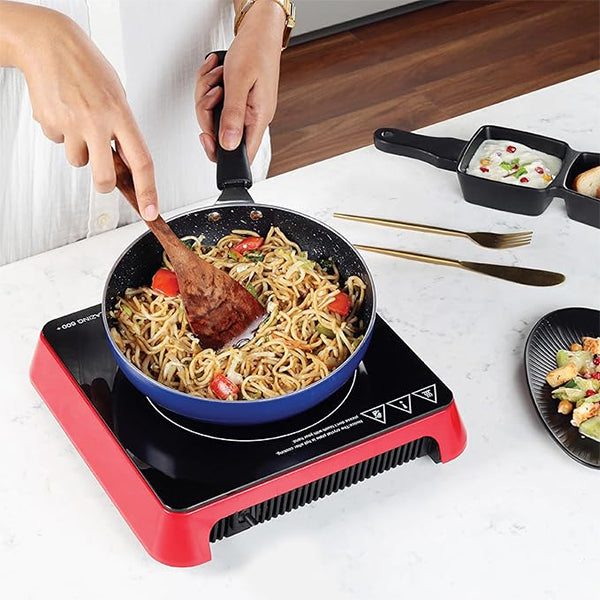 Cello Blazing 600 Induction stove 1600 Watts-Red