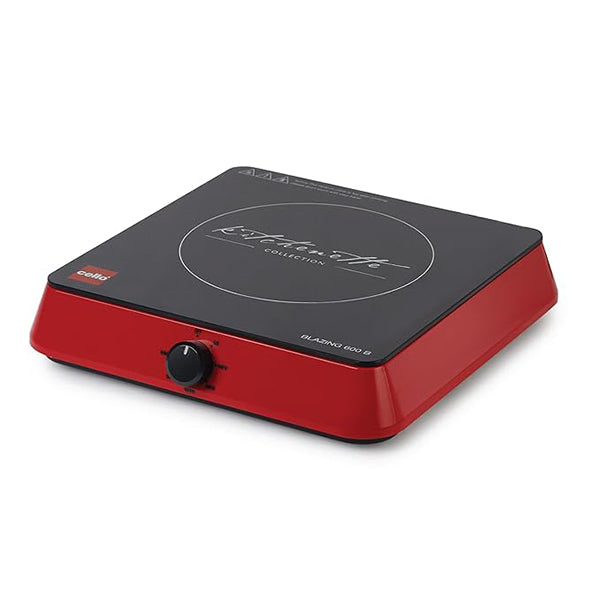Cello Blazing 600 Induction stove 1600 Watts-Red