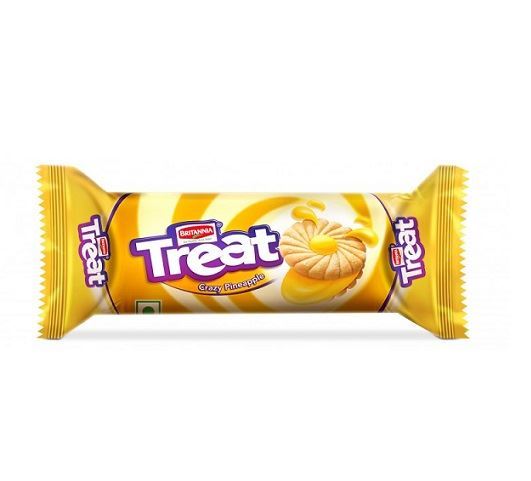 Britannia Cream Treat Crazy Pineapple  - 100 g