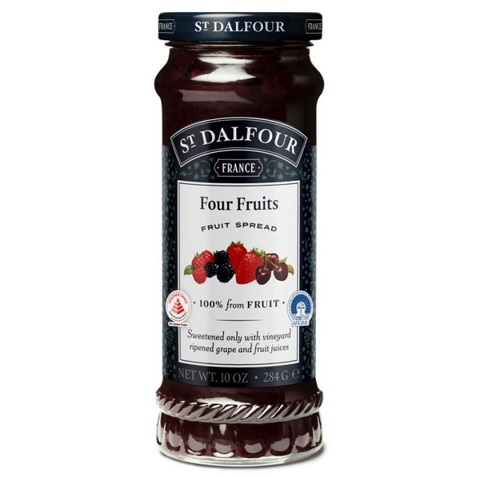 St Dalfour Fruit Spread Four Fruits (Jam) - 284 g