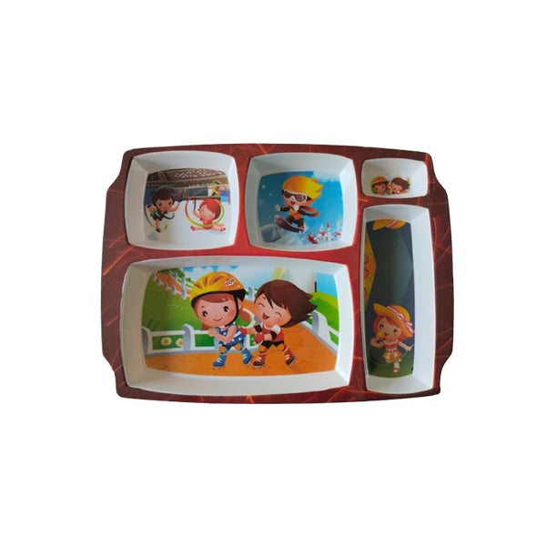 Dinewell Kids Partition Plate- 1 Pcs
