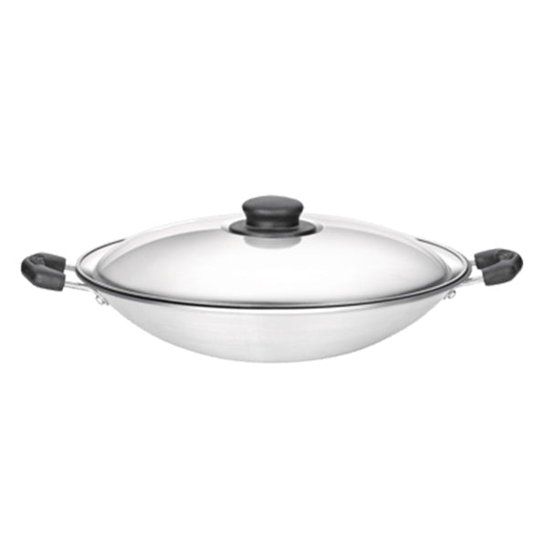 Appam Pan Stainless Steel With Lid - 1 Pc