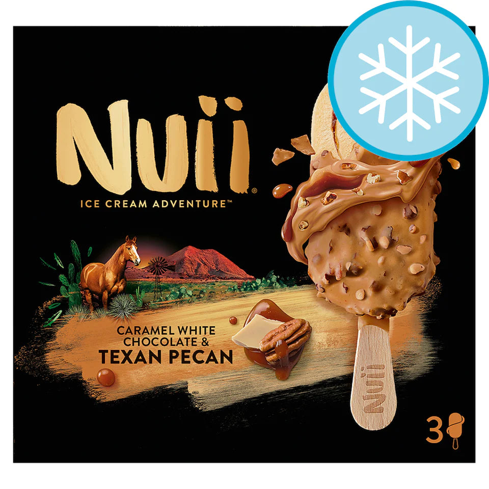 Nuii Caramel White Chocolate Pecan Ice  - 268 G