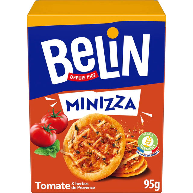 Belin Minizza Tomato Crackers  -  95 G