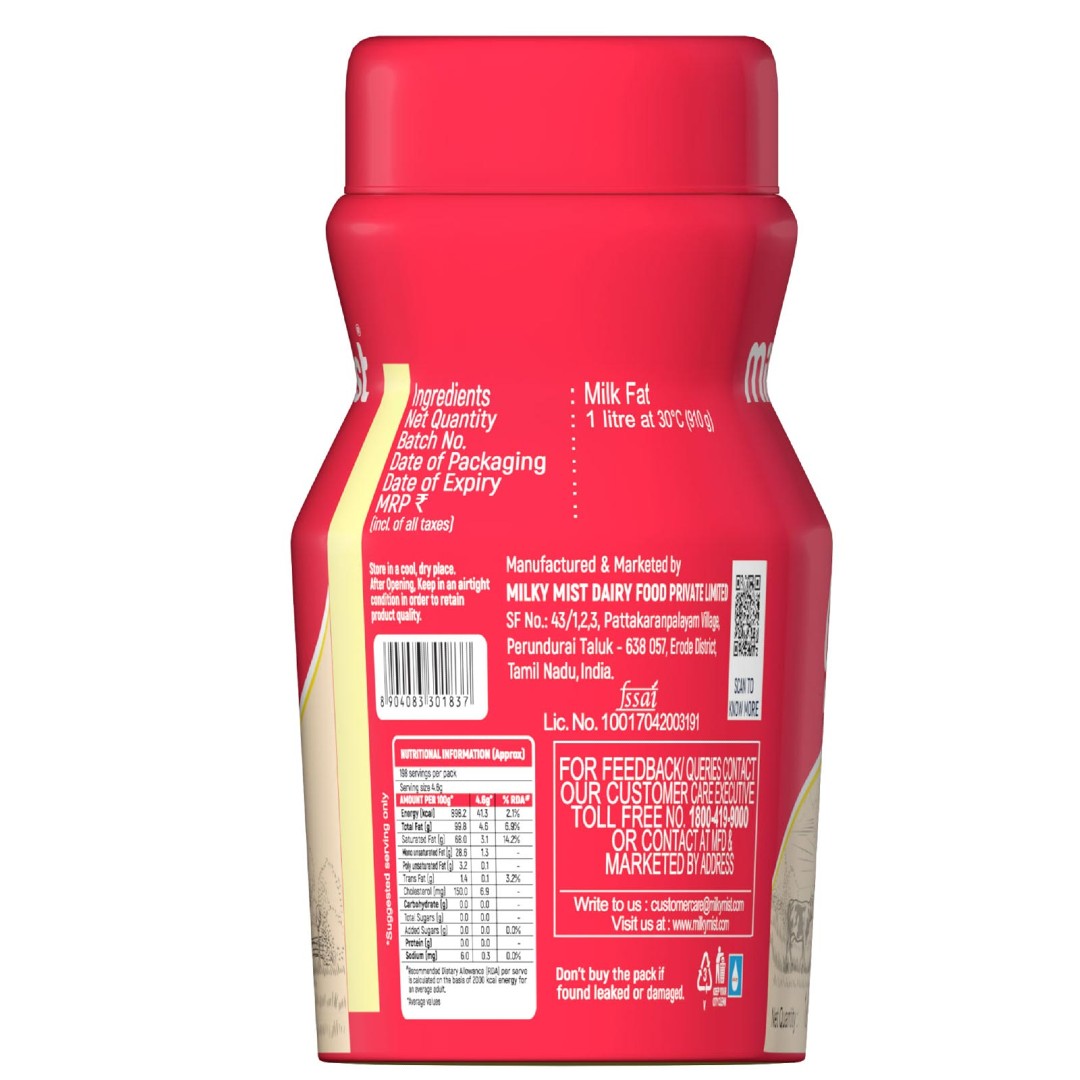 Milky Mist Pure Cow Ghee - 1 L