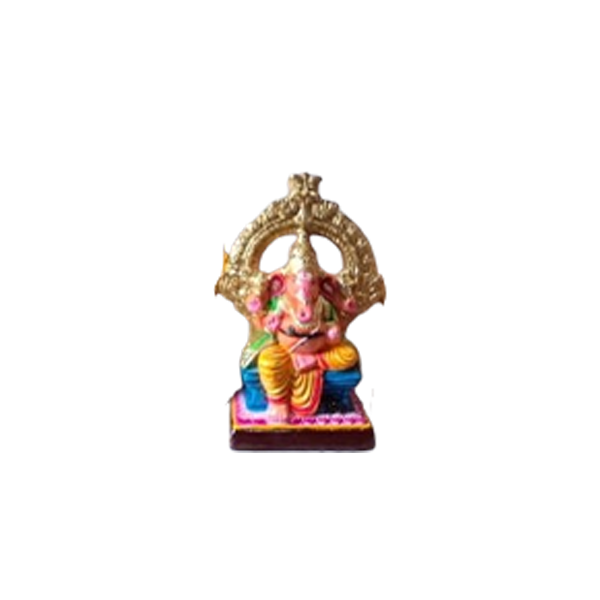 Paper Machie Vinayagar Statue - 1.5 Feet
