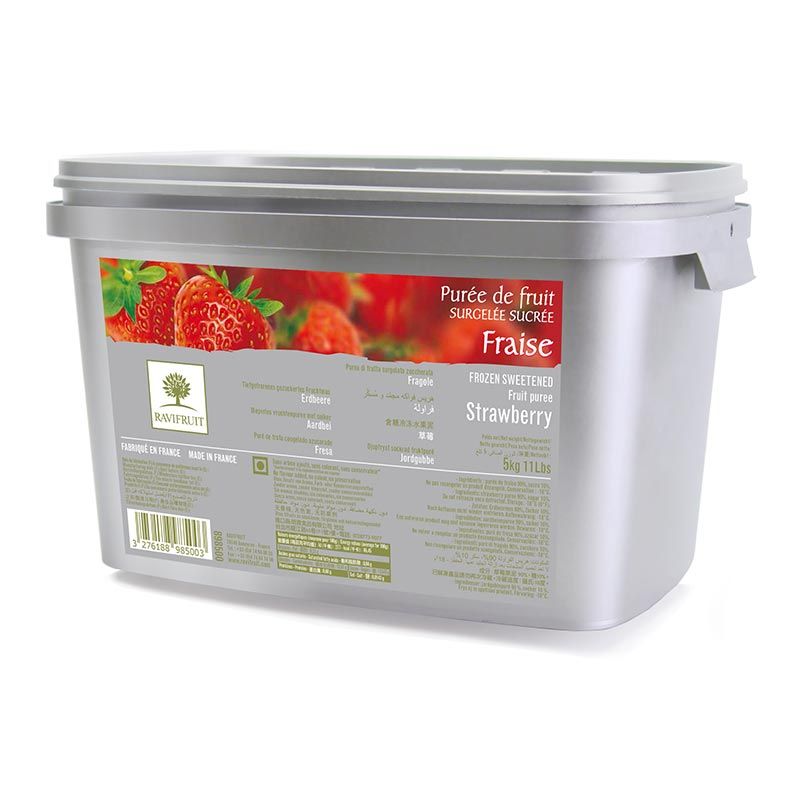 Ravifruit Frozen Strawberry Puree 8985  -  5Kg
