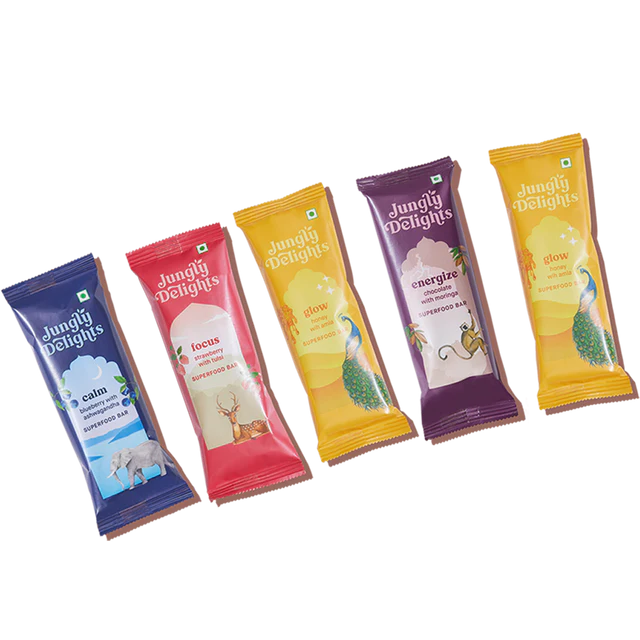 Jungly Delights Variety Box Superfood Bars - 1 Box