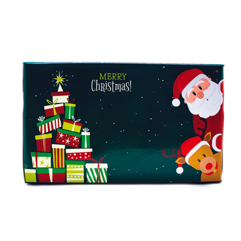 Redman Log Cake Box 13.375X7X5.875"H /Xmas Gift  - Tree