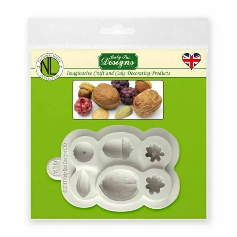 Katy Sue Nut & Berry Silicone Mould Nlc002  - 1 Pc