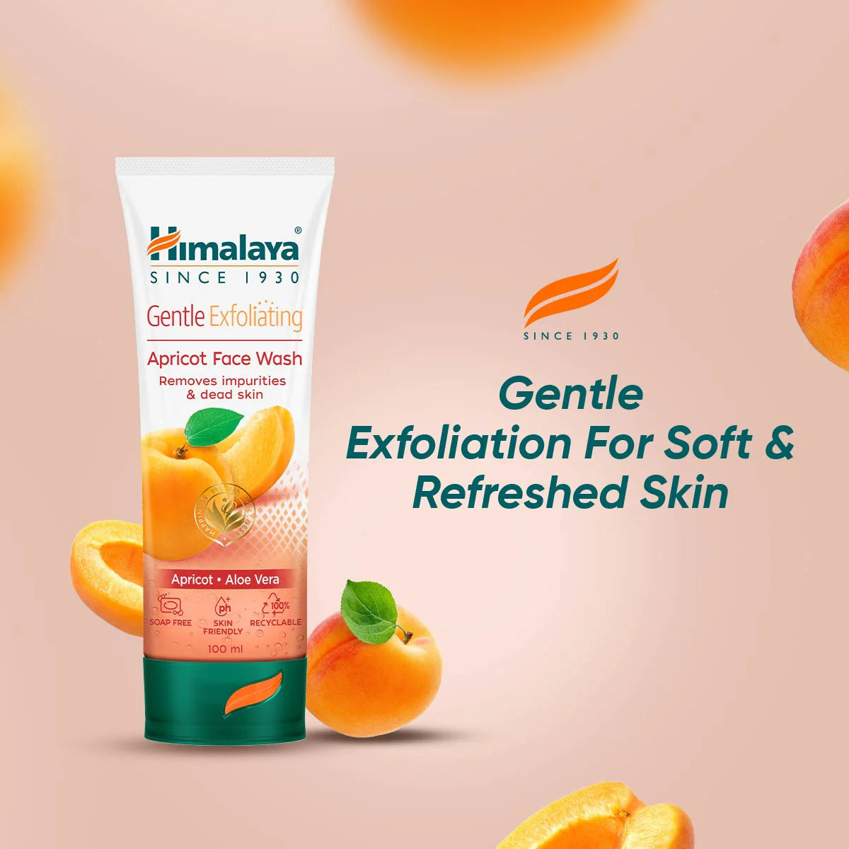 Himalaya Herbals Apricot Gentle Exfoliating Daily Face Wash - 100 g