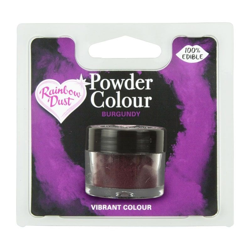 Rainbow DUST Color Powder Burgundy 4G - 1 Pc