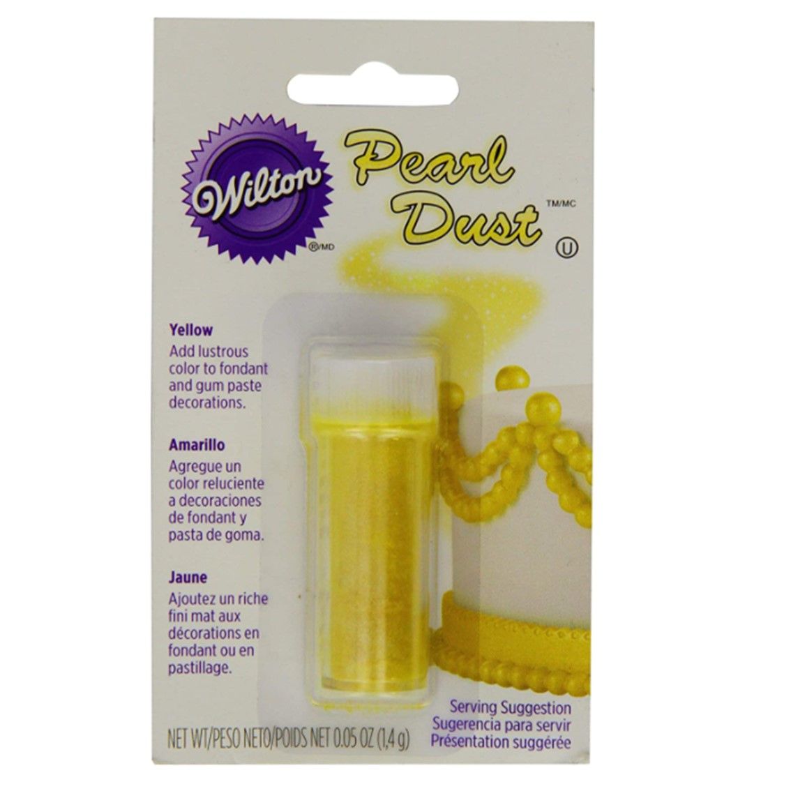 Wilton Pearl Dust Gold 703-1352 0.05Oz - 1 Pc