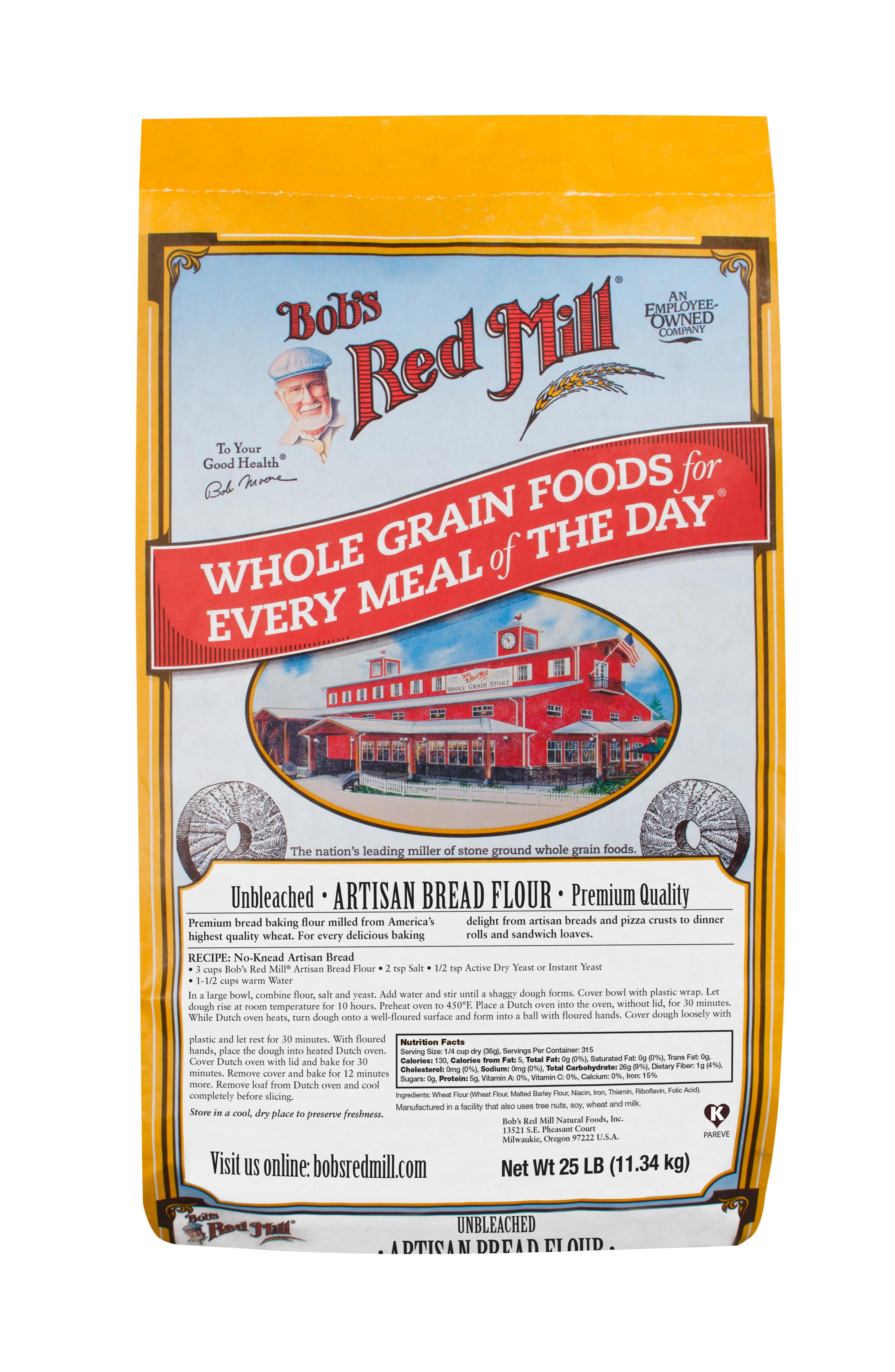 Bob's Red MilL Flour Bread Artisan 25Lb - 1 Pc