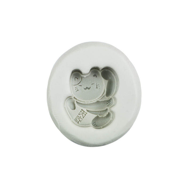Redman Lucky Cat Mooncake Silicon Mould 70G  - 1 Pc
