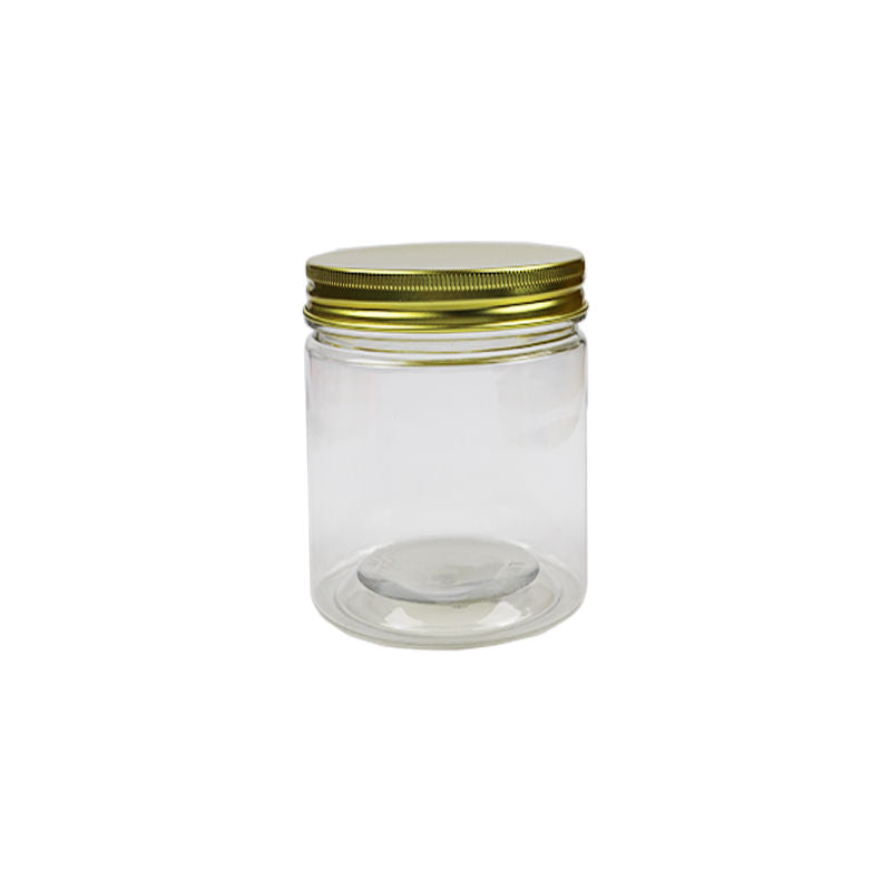 Redman Round Pet Container Gold Aluminium Cap  - 20Ml