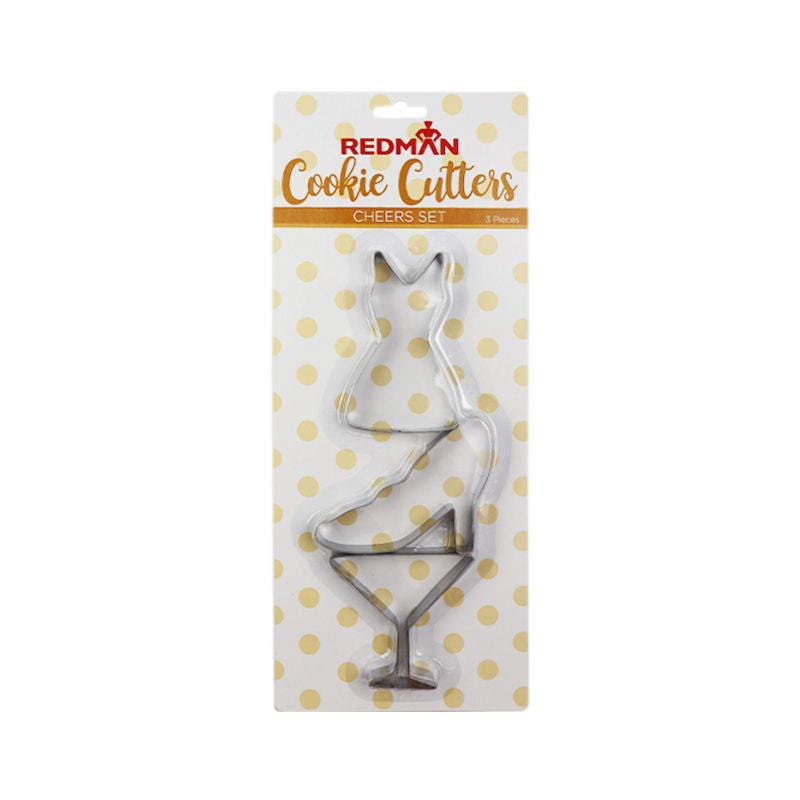 Redman Cheers Cookies Cutter Stainless Steel Set  - 1 Pc