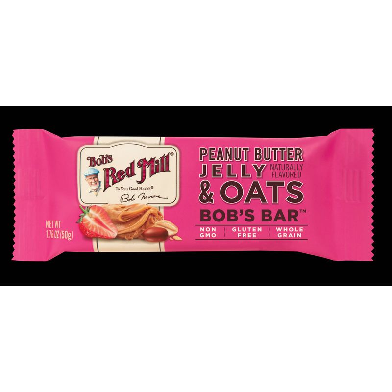 Bob's Red Mill Bar Peanut Butter Jelly Oat 1.76Oz - 1 Pc