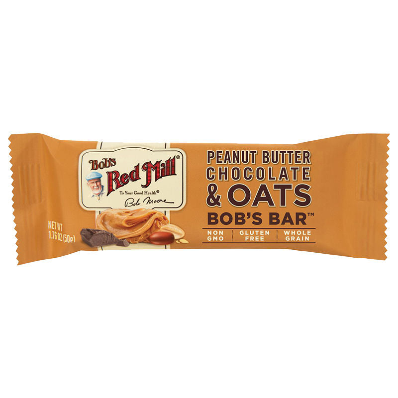 Bob's Red Mill Peanut Butter Choc Oat Bar 1.76Oz - 1 Pc