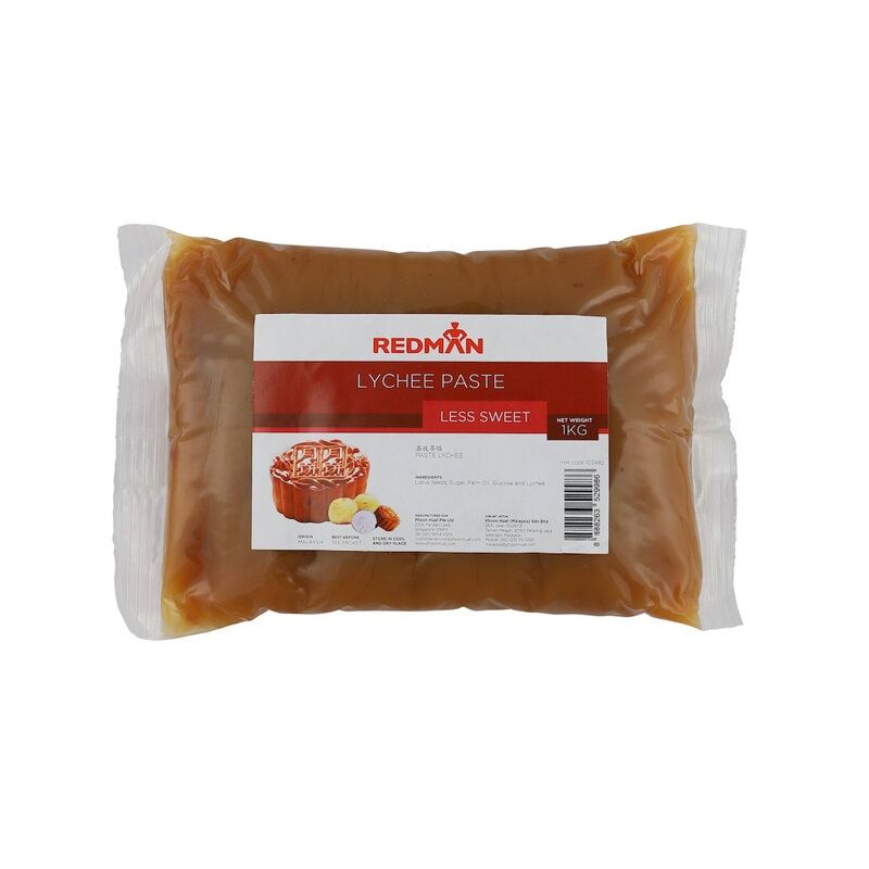 Redman Mooncake Paste Lychee Less Sweet  -  1Kg