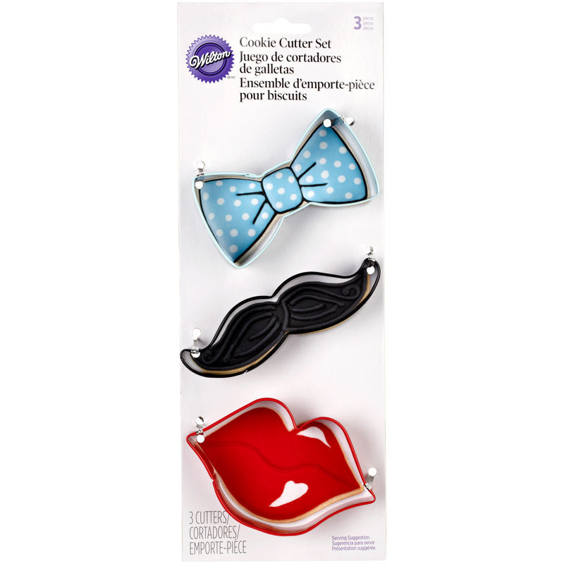 Wilton 3Pc Colored Metal Cutter Set 2308-0900  - 1 Pc