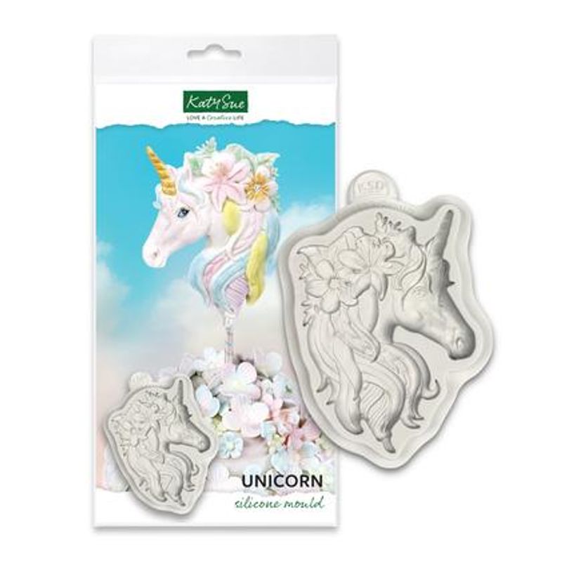 Katy Sue Unicorn Silicone Mould Ce0075  - 1 Pc