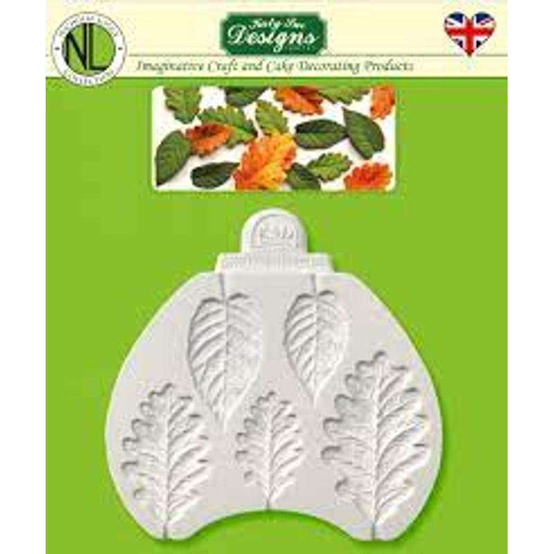Katy Sue Blackberry & Oak Leave Silicone Mould Nlc010  - 1 Pc