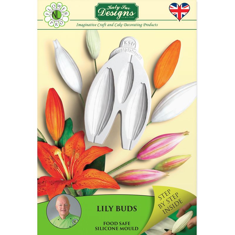 Katy Sue Lily Buds Silicone Mould Nlc017  - 1 Pc